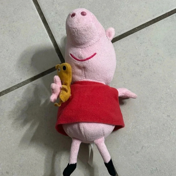 Peppa Pig TY Beanie Plush Stuffed Animal Toy - Picture 6 of 7